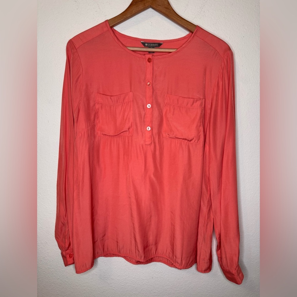 SPANNER Coral Long Sleeve Blouse